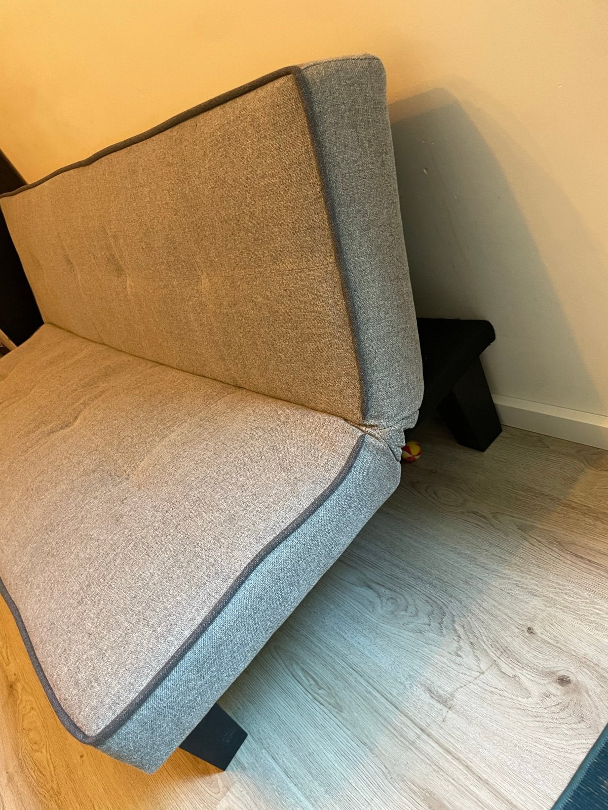 Beter Bed Texas slaapbank - Grijs, Huis en Inrichting, Ophalen, Gebruikt, Eenpersoons, 190 cm of minder