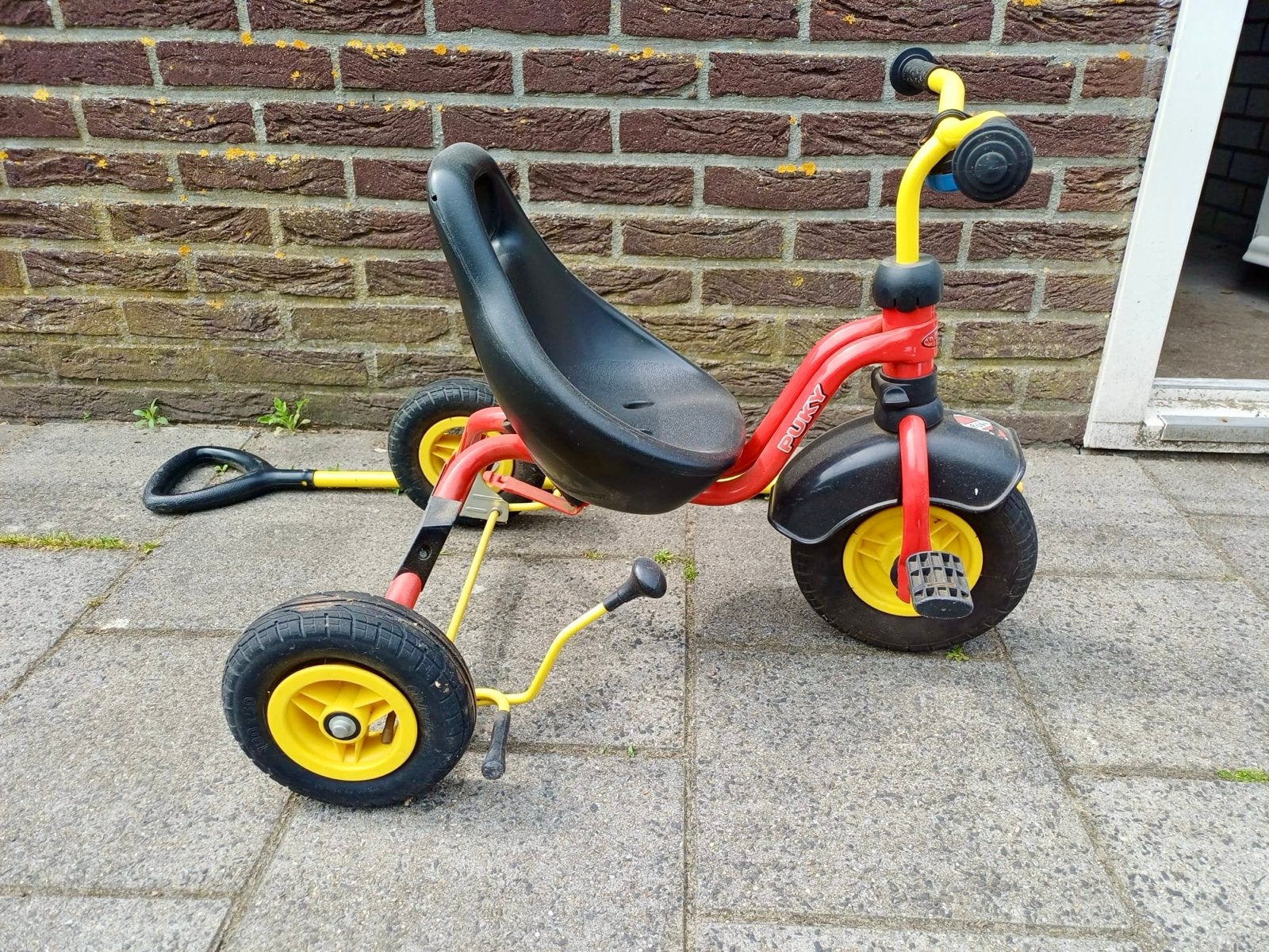 Puky driewieler met duwstang, only €5, Kinderen en Baby's, Speelgoed | Buiten | Voertuigen en Loopfietsen, Ophalen, Gebruikt, Overige typen