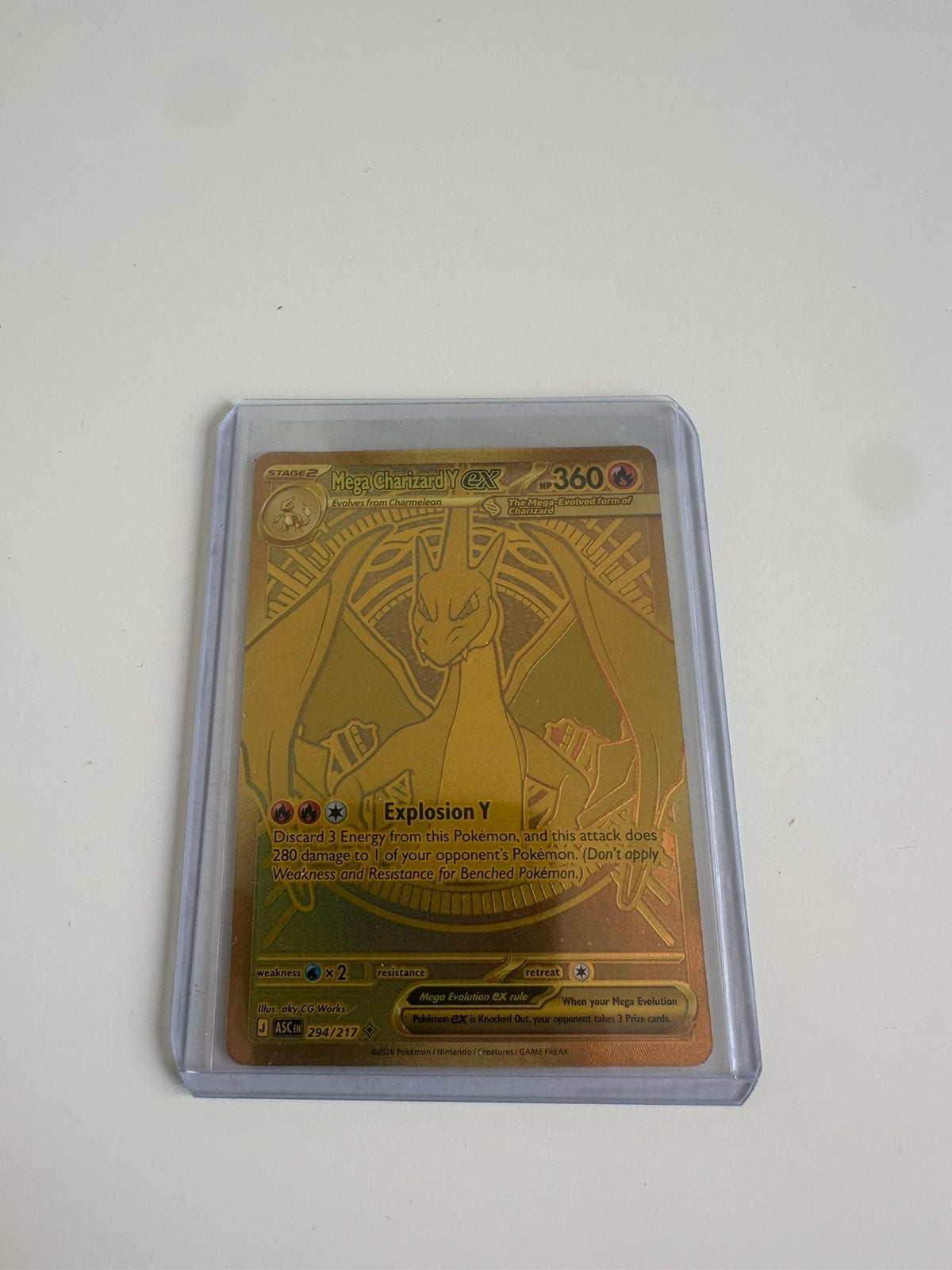 Mega charizard y ex 294, Ophalen of Verzenden