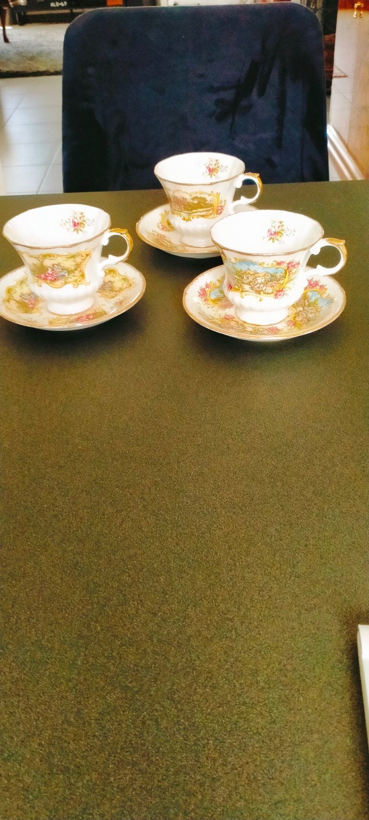 Vintage kop/schotels, Ophalen