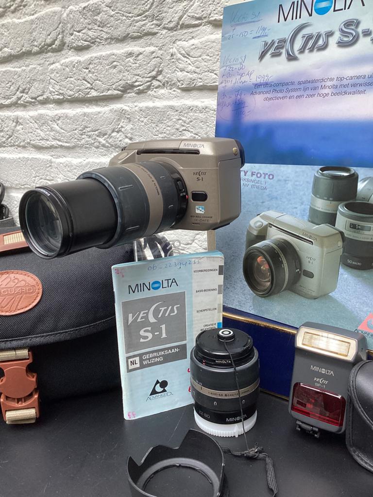 MInolta Vectis S-1, Audio, Tv en Foto, Fotografie | Lenzen en Objectieven, Ophalen, Gebruikt, Telelens