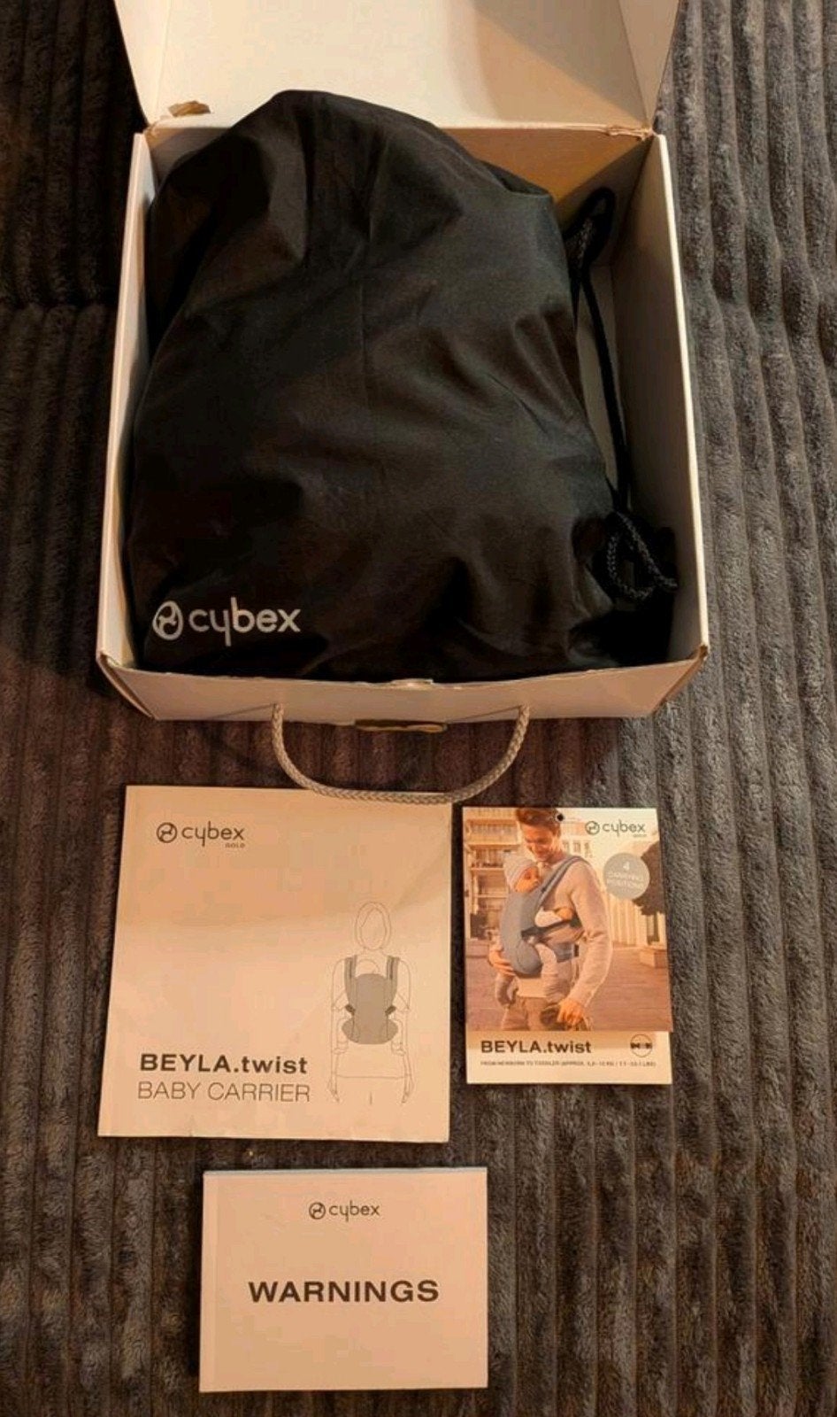 Cybex Beyla Twist Draagzak - Ergonomisch comfortabel, Overige merken, Buik of Rug, Ophalen of Verzenden, Zo goed als nieuw