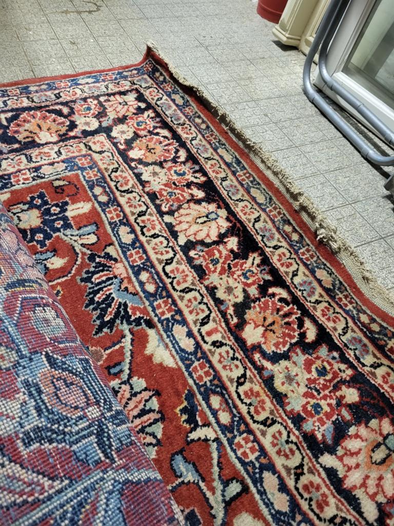 Oud Perzisch kleed handgeknoopt, Ophalen, Gebruikt, Rechthoekig
