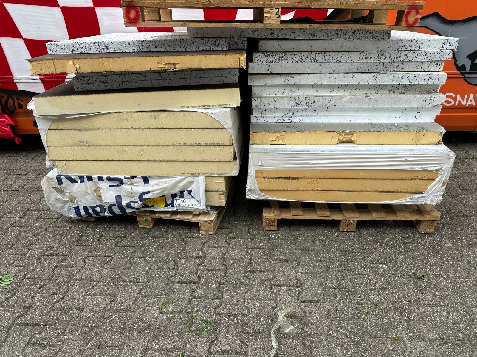 Afschot PIR en EPS isolatieplaten, Gebruikt, Hardschuim (Pir), 15 m² of meer, 8 tot 12 cm