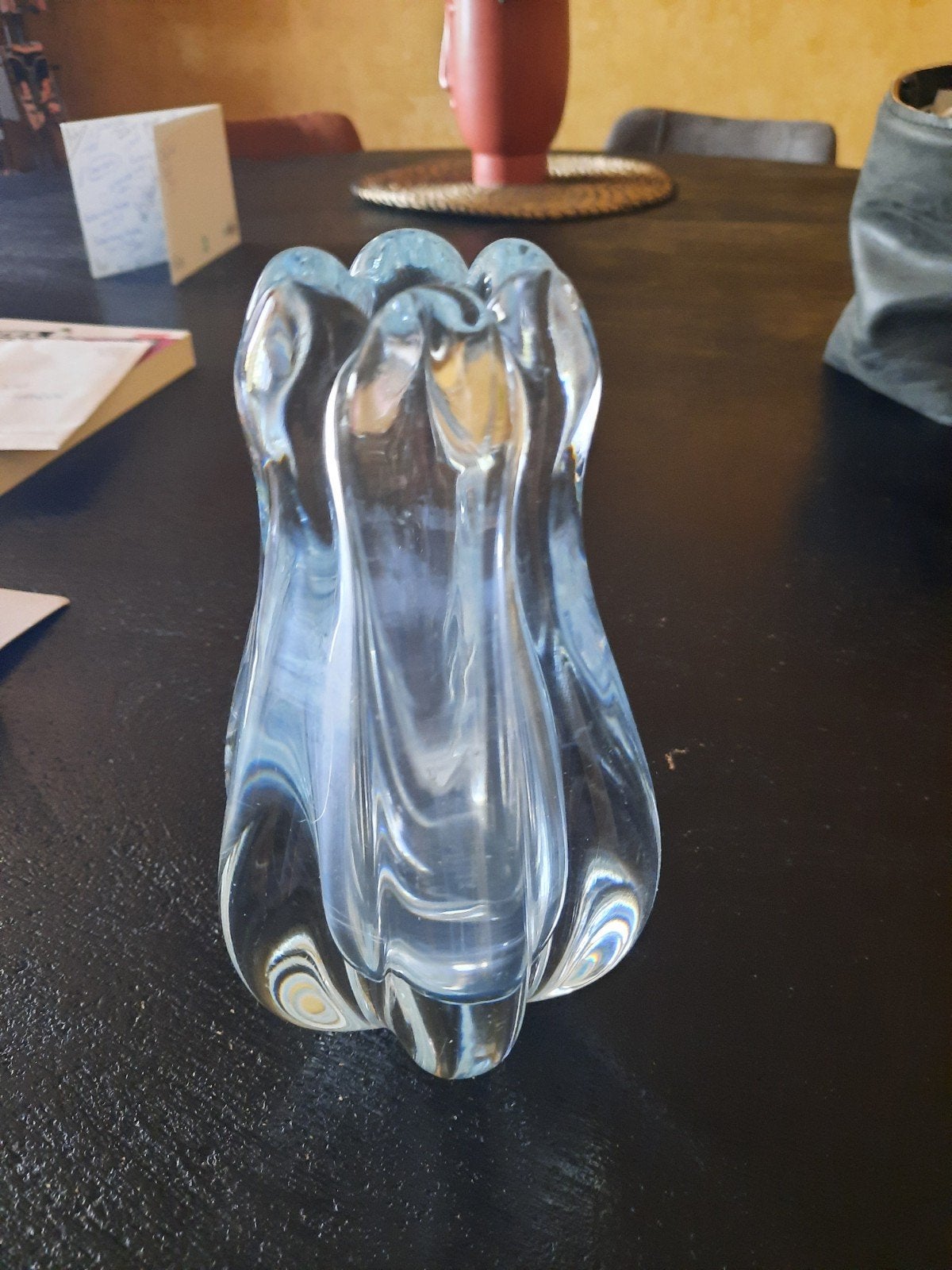Orrefors Stella Polaris vaas van Vicke Lindstrand 2251/2, Antiek en Kunst, Ophalen of Verzenden