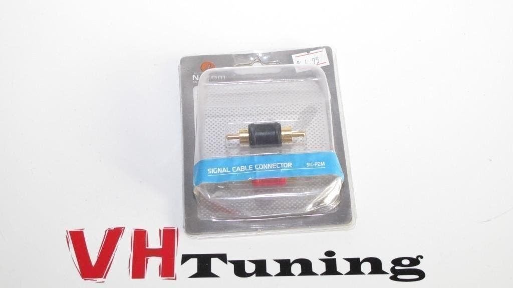 Necom SIC-P2M RCA verbindings plug man/man, Ophalen of Verzenden, Nieuw