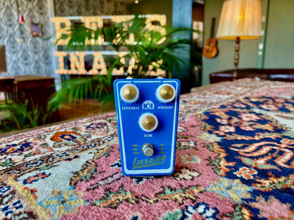 Isle of Tone Luxe 64 Fuzz Haze Blue/Gold premium NKT217, Gebruikt, Isle of Tone, Joe@isleoftone.com, Ophalen of Verzenden