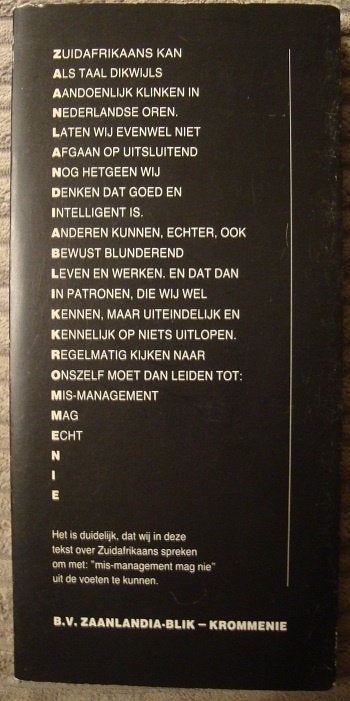 De kunst van het mis-management - Wim Koesen, Gelezen, Ophalen of Verzenden, Management, Wim Koesen