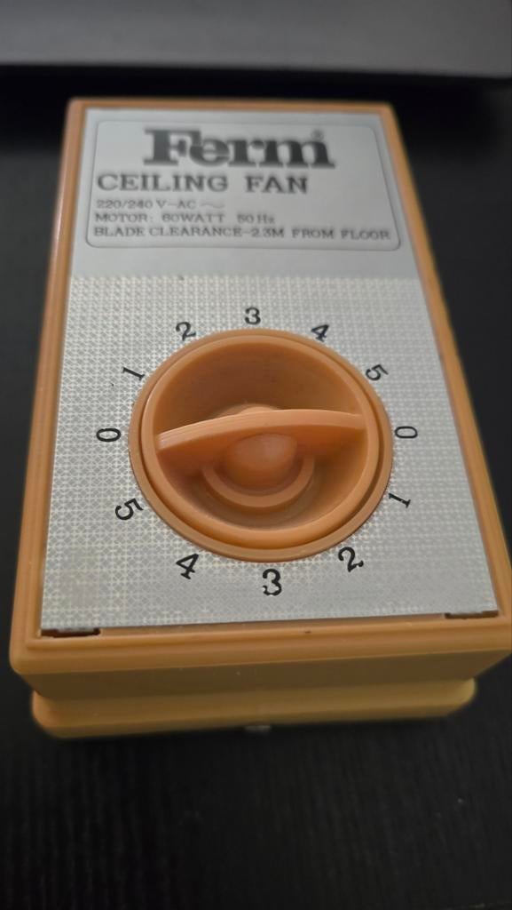 Ferm plafondventilator regelaar, Ophalen