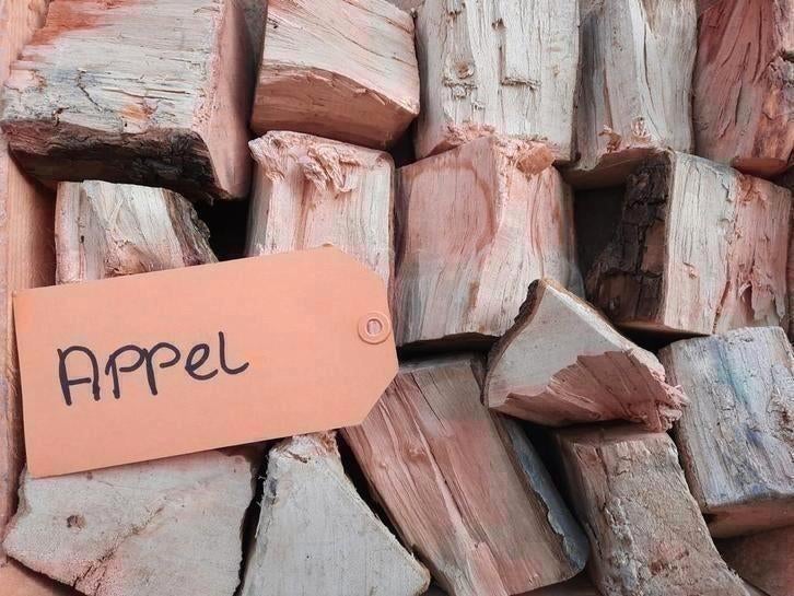 Appel Chunks Rookhout, Tuin en Terras, Haardhout, Minder dan 3 m³, Ophalen of Verzenden, Overige houtsoorten, Blokken