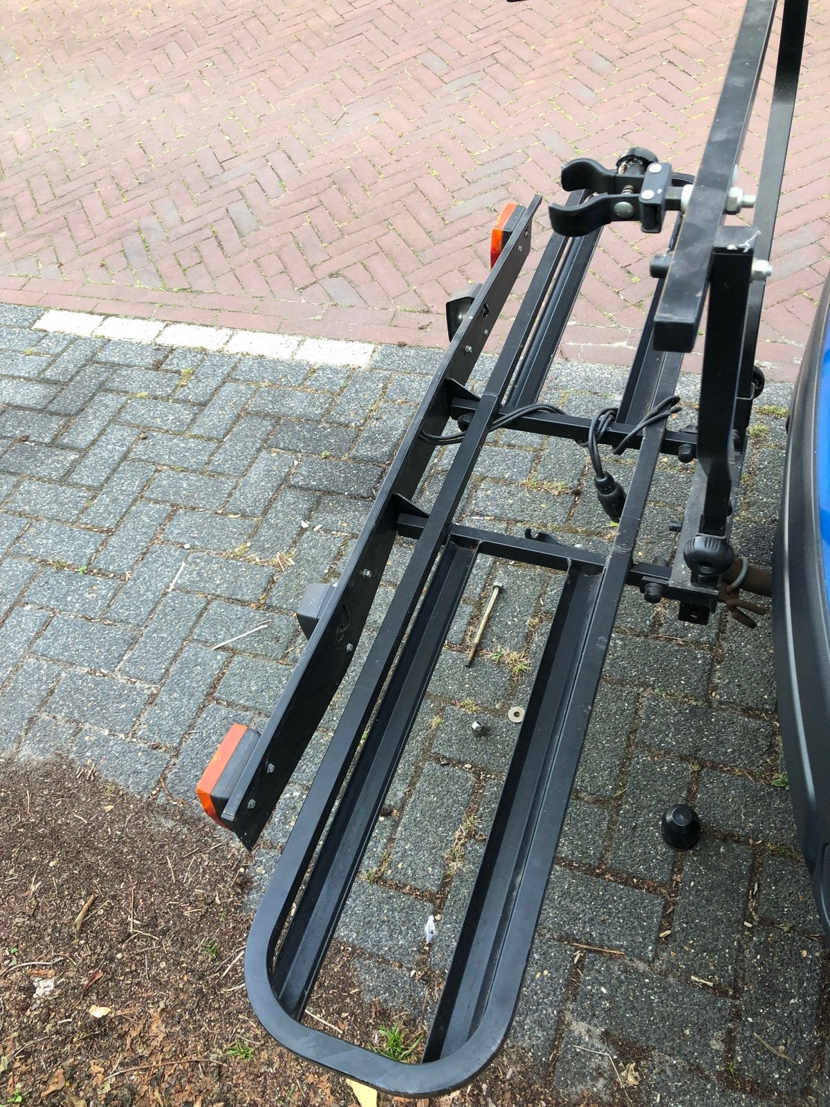 Nette ANWB fietsendrager voor trekhaak, Ophalen, 2 fietsen, Gebruikt, Trekhaakdrager