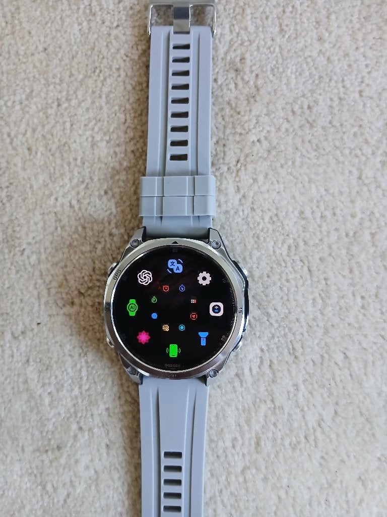 Smartwatch Doogee anywise W1, Ophalen, Afstand, Zwart, Waterdicht