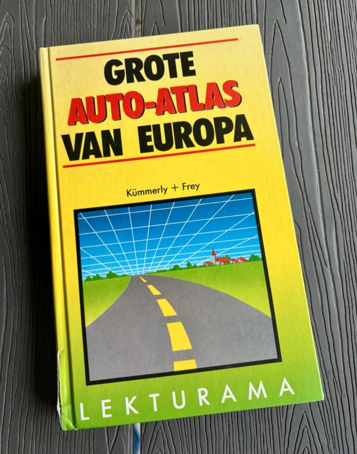 Grote Auto-Atlas van Europa (1989) - Lekturama / Kümmerly, Boeken, Overige atlassen, Zo goed als nieuw, 1800 tot 2000, Europa Overig
