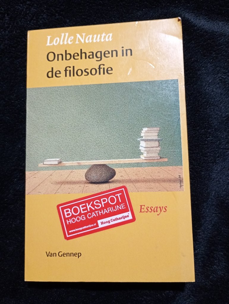 Lolle Nauta, Onbehagen in de filosofie, Boeken, Ophalen of Verzenden, Gelezen, Algemeen