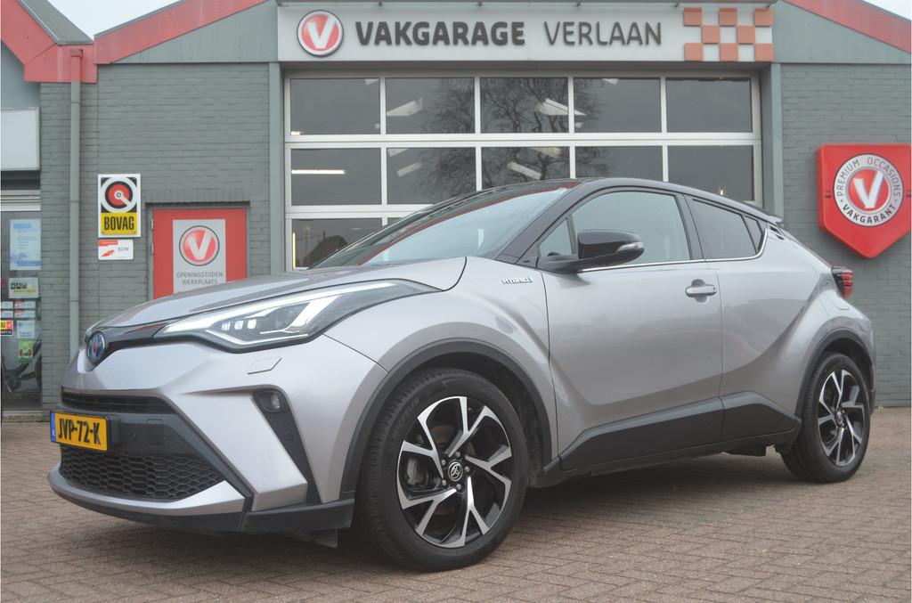 Toyota C-HR 1.8 Hybrid Bi-Tone trekhaak 12mnd. gar/ stuurver, Auto's, Toyota, 12 maanden, Euro 6, 4 cilinders, 98 pk
