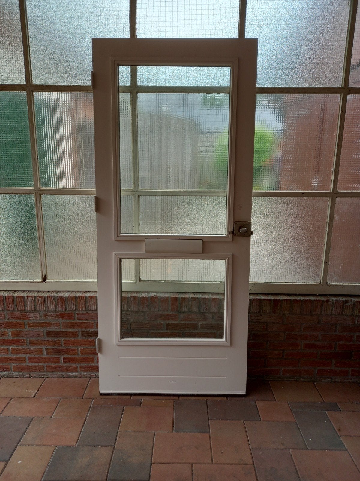 Hardhouten deur (voordeur), Ophalen, Glas, Buitendeur, 200 tot 215 cm