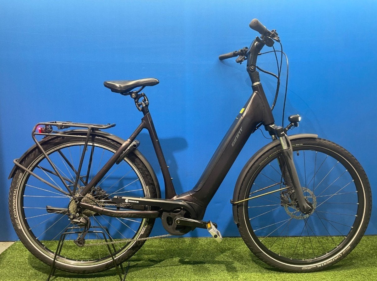 Giant DailyTour Dames Grijs 56cm, Fietsen en Brommers, Elektrische fietsen, Ophalen, Gebruikt, -, -