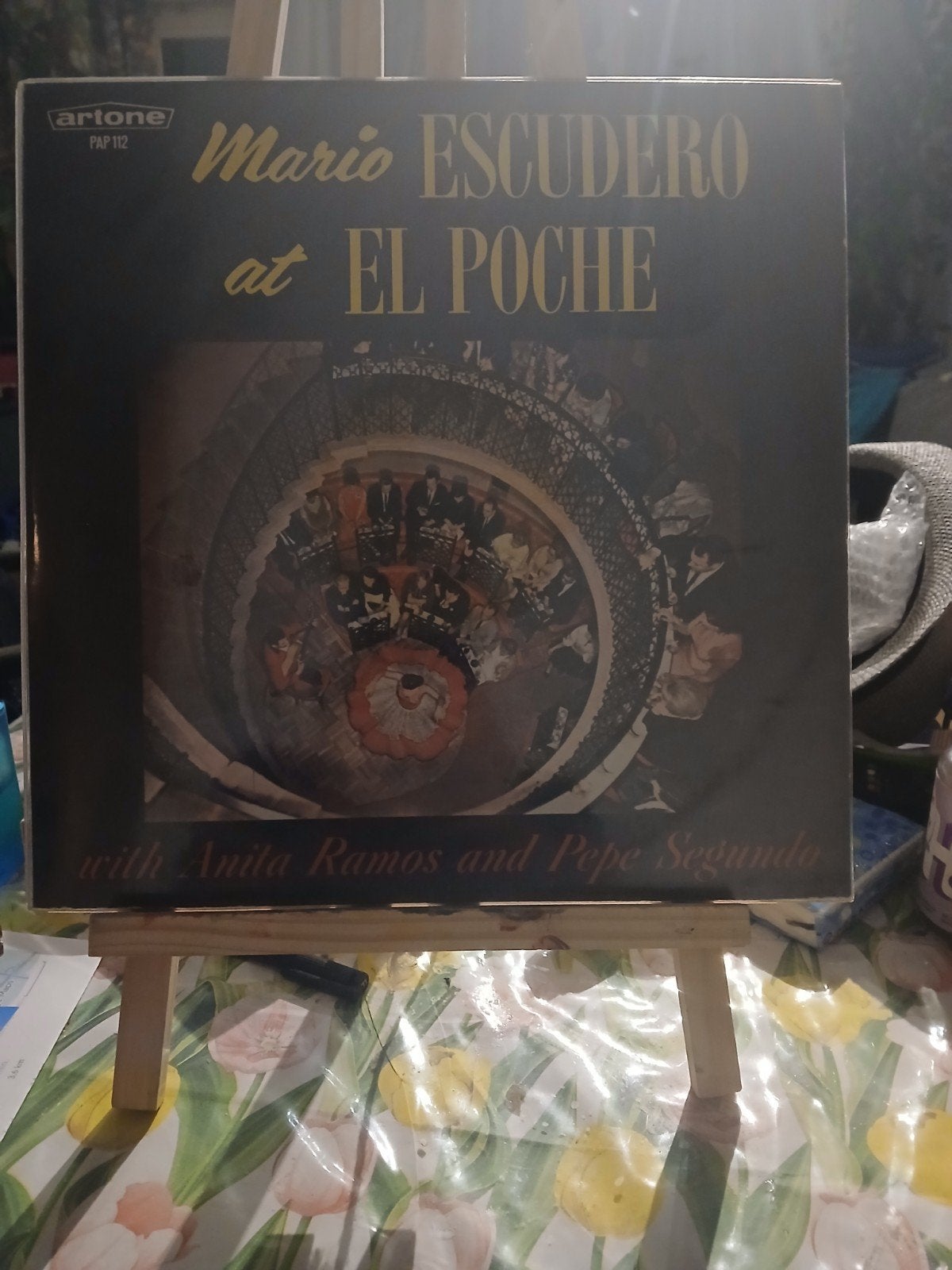 Mario Escudero at El Poche LP - Flamenco gitaar, LP, Gebruikt, Overige genres, Ophalen of Verzenden