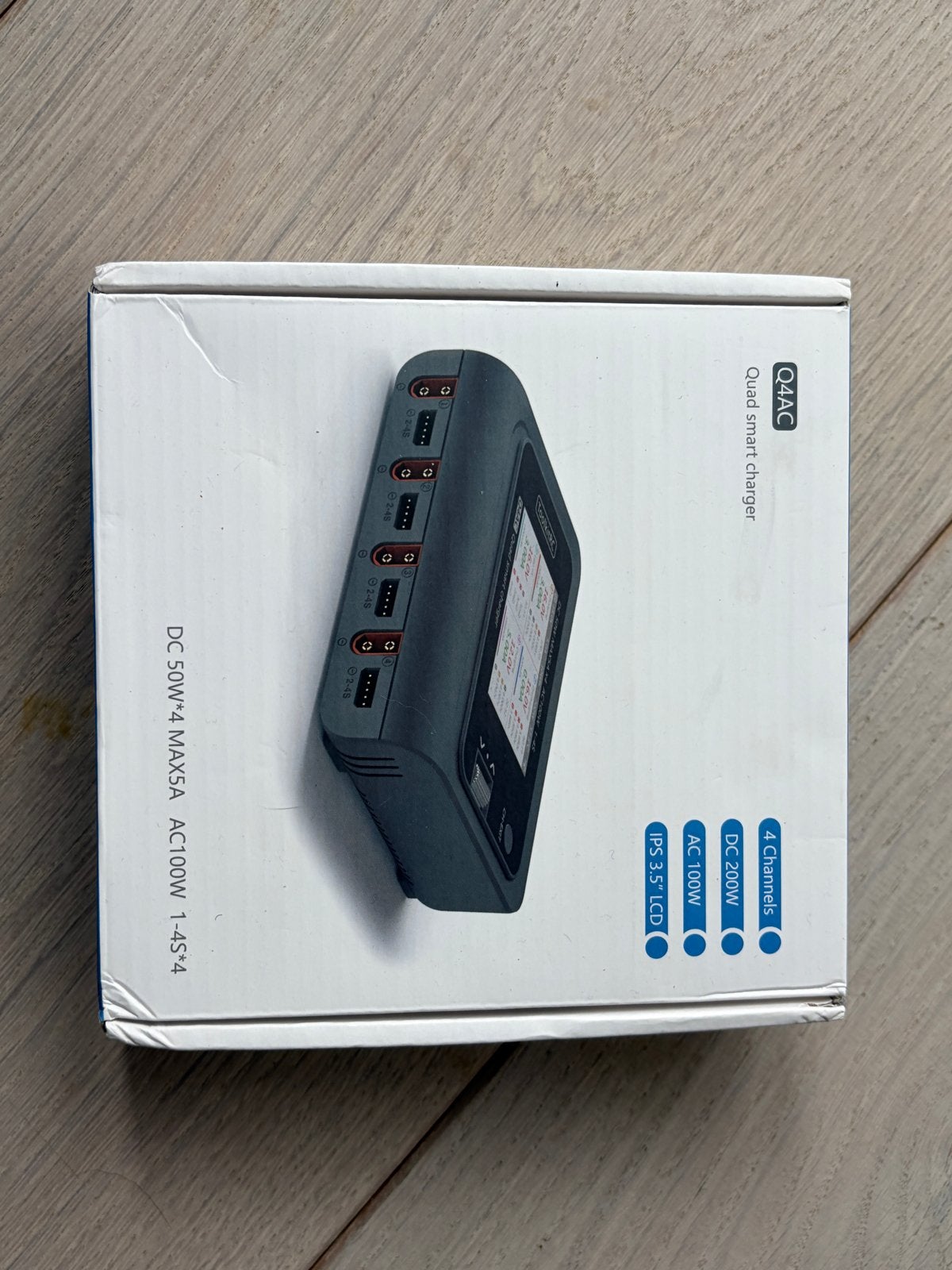 Lipo lader Q4AC 2-4s - Quad Smart Charger, Ophalen of Verzenden, Gebruikt, Elektro, Onderdeel