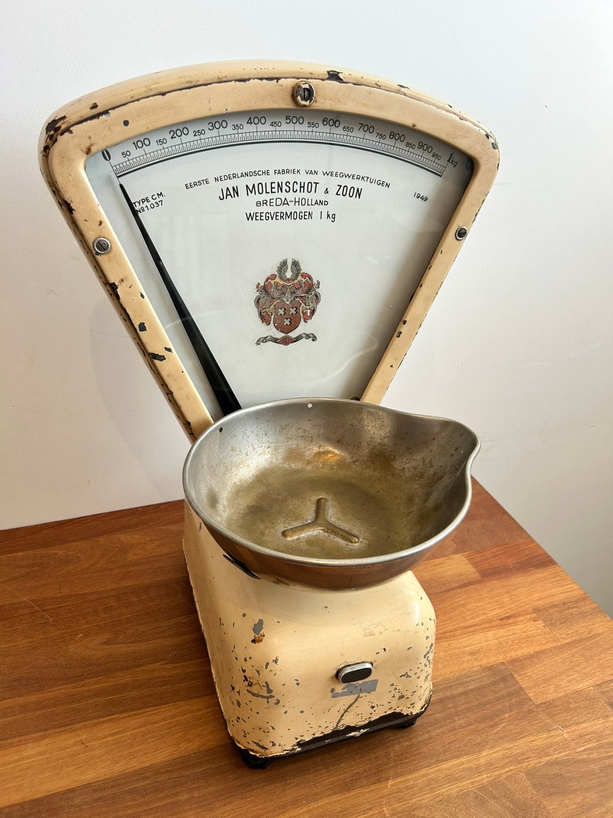 Molenschot weegschaal, Ophalen, Keukenweegschaal, Gebruikt, Minder dan 10 kg