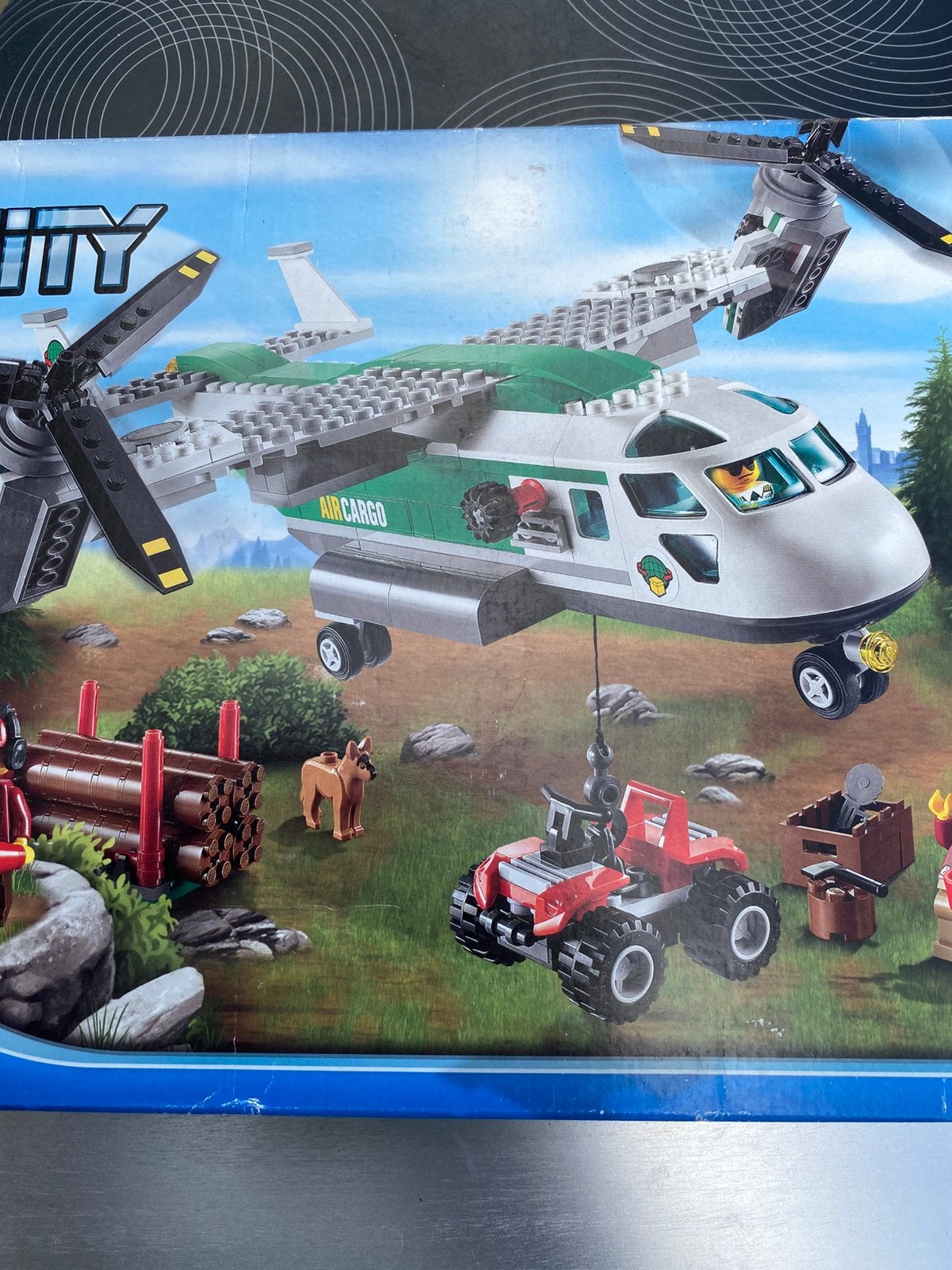 Lego city Hefschroef vrachtvliegtuig 60021, Kinderen en Baby's, Speelgoed | Duplo en Lego, Ophalen of Verzenden, Nieuw