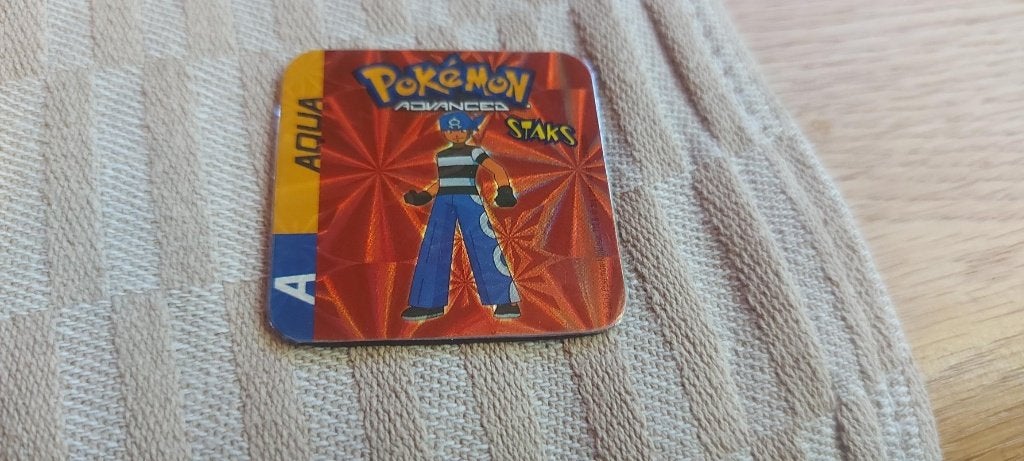 pokemon magneet panini staks holo Team Aqua, Ophalen of Verzenden, Nieuw, Overige typen