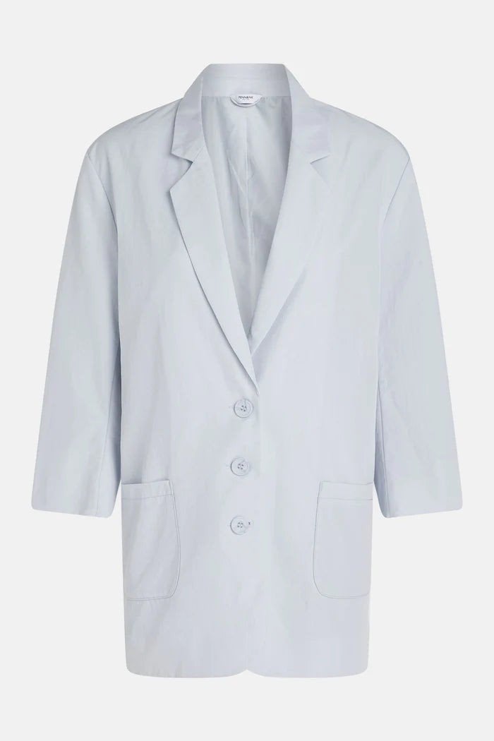 nieuwe nylon blazer 36 S lichtblauw Penn&Ink water colbertje, Penn & Ink, Blauw, Nieuw, Ophalen of Verzenden