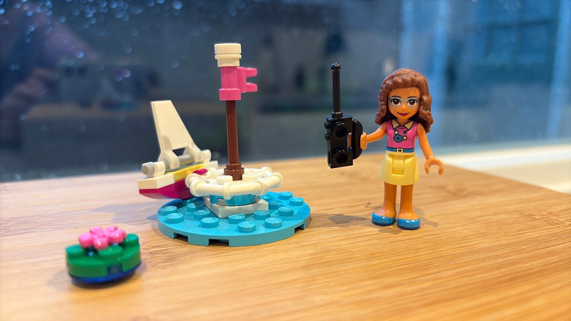 Lego Friends 30403 Op afstand bestuurbare boot compleet zgan, Lego, Friends, Ophalen of Verzenden, Complete set