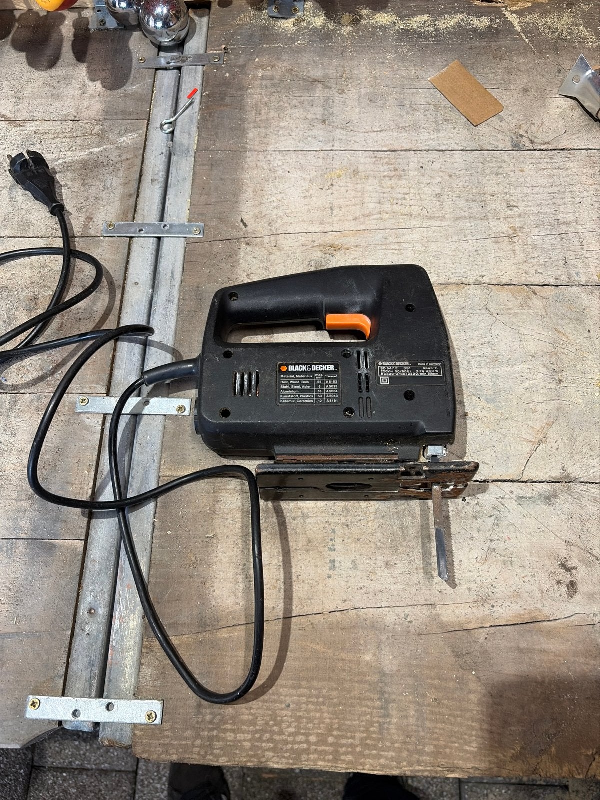 Black & Decker Decoupeerzaag - Gebruikt, Ophalen, Gebruikt, Decoupeerzaag, 30 tot 70 mm