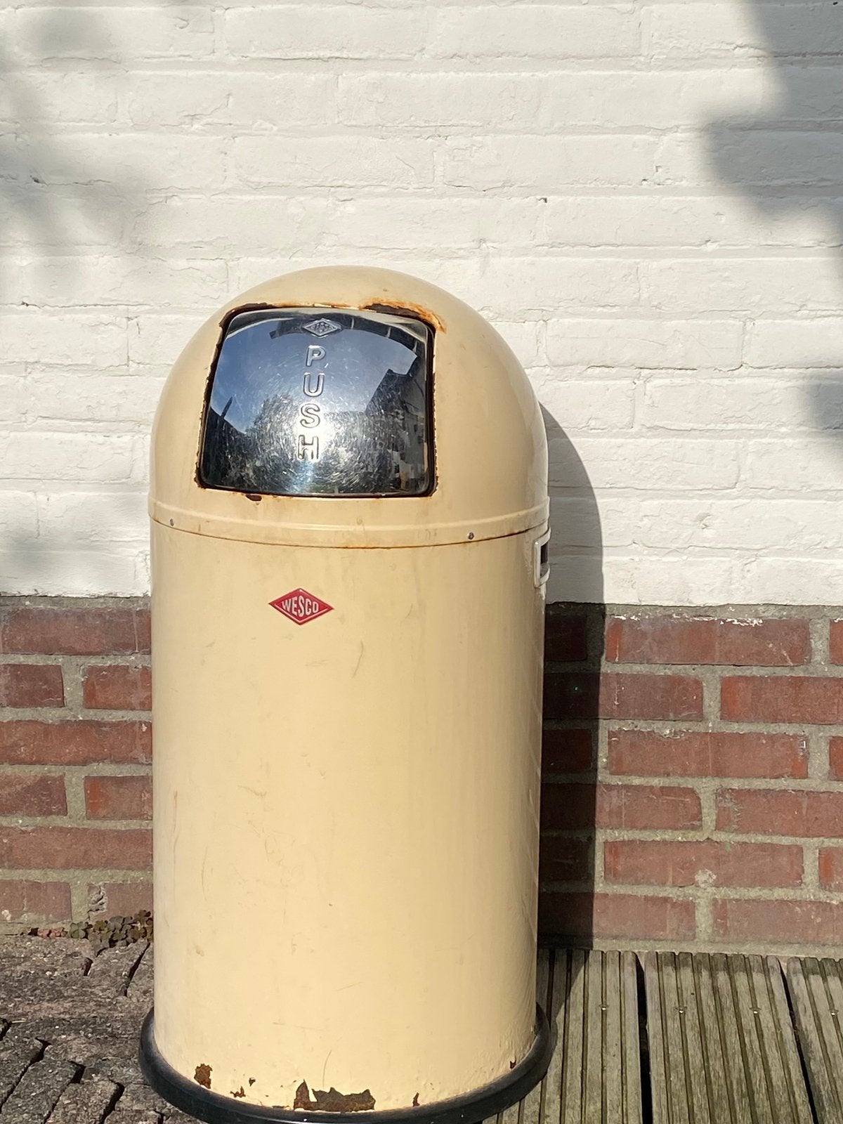 Leuk vintage prullenbak van Wesco, 40 liter of meer, Ophalen, Zo goed als nieuw, Kunststof
