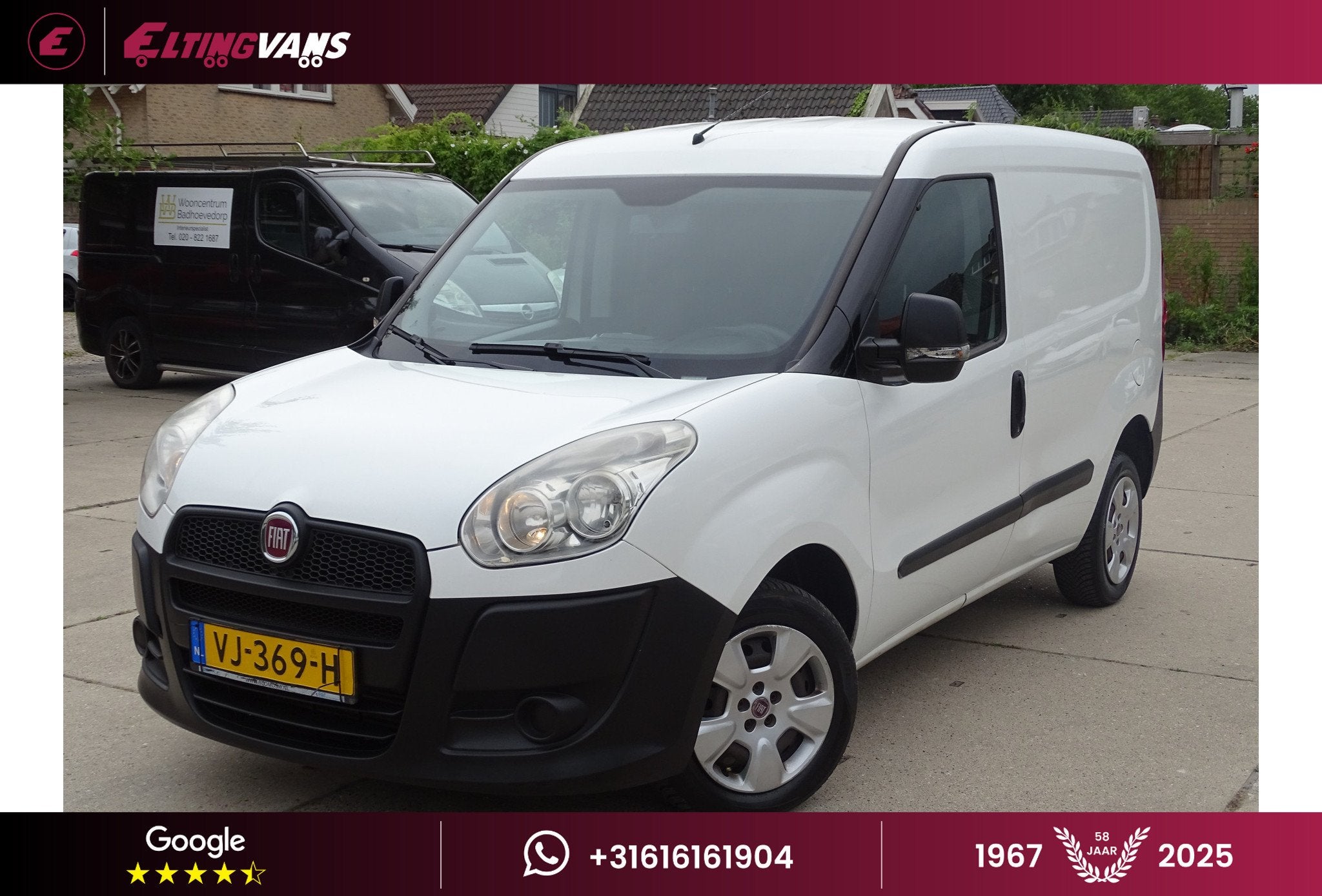 Fiat Doblò Cargo 1.3 MultiJet (bj 2014), Auto's, Voorwielaandrijving, Euro 5, Stof, Gebruikt