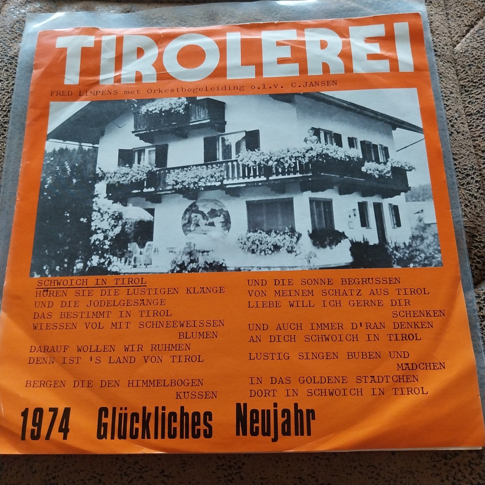 Cigar City / Tirolerei - Fred Limpens - Telstar TS 1929, Ophalen of Verzenden, Gebruikt, Nederlandstalig