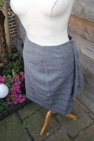 Rok blauw/ bruin Essentiel Antwerp mt 36 Winter Vaste pr OPR, Kleding | Dames, Blauw, Ophalen of Verzenden, Zo goed als nieuw