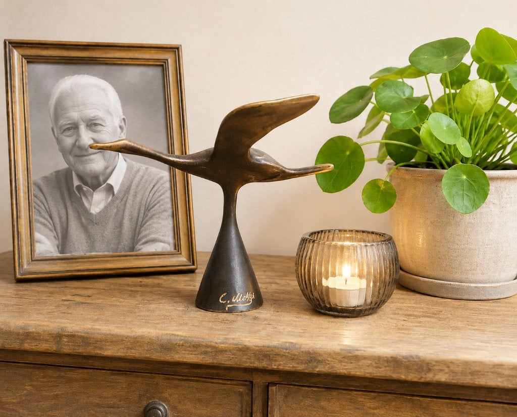 ZWAAN / mini urn / asurn, Nieuw, Info@huisentuindecoratiemarie.nl, Huis en tuin decoratie marie, Peize