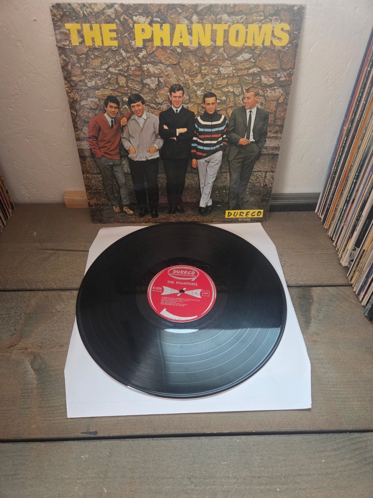 The Phantoms LP - Dureco RT-002 (1965) - Zeldzaam!, LP, Gebruikt, Pop, Originele persing