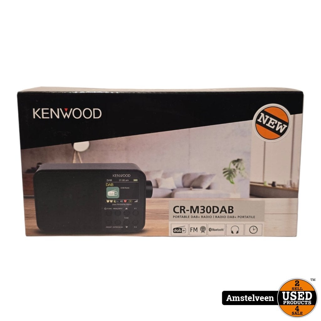 Kenwood CR-M30DAB DAB+ Radio - Interne accu - Zwart | Nieuw, Kenwood, Gebruikt, Support@kenwood.com, JVCKENWOOD Corporation
3-12, Moriyacho, Kanagawa-ku
Yokohama-shi, Kanagawa 221-0022
Japan