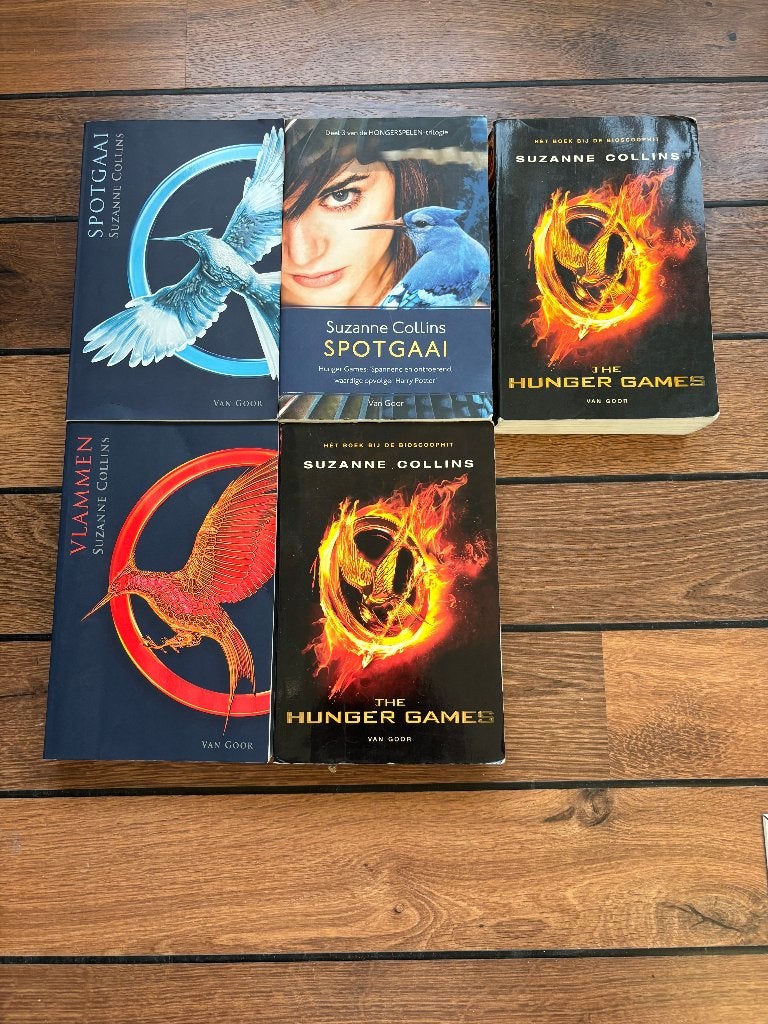 De Hongerspelen Trilogie - Suzanne Collins (3 boeken), Boeken, Ophalen of Verzenden, Gelezen, Suzanne Collins