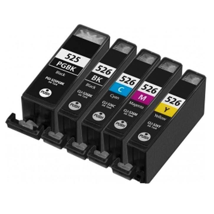 Set Alternatief Canon PGI-525 & CLI-526 serie MET CHIP, Ophalen of Verzenden, Nieuw