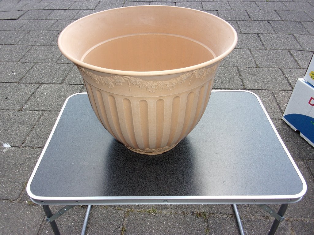 bloempot kunstof, Tuin en Terras, Bloempotten, 25 tot 40 cm, Kunststof, Rond, Ophalen of Verzenden