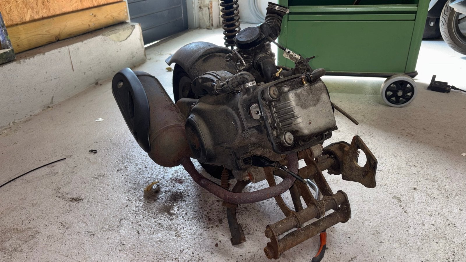 Piaggio Zip 4T 50cc motorblok - Compleet of in onderdelen, Fietsen en Brommers, Ophalen, Gebruikt, Blok, Piaggio