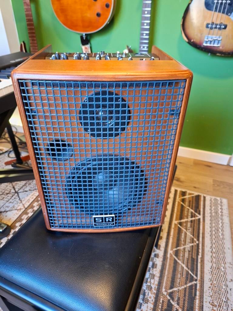 SR Technologies (Schertler) Jam 100 akoestische versterker, Muziek en Instrumenten, Versterkers | Bas en Gitaar, Ophalen, Gebruikt