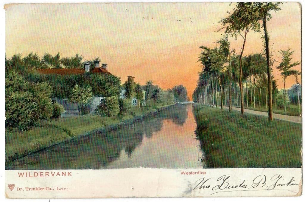 Wildervank - Westerdiep (1), Verzenden, Voor 1920, Gelopen, Groningen