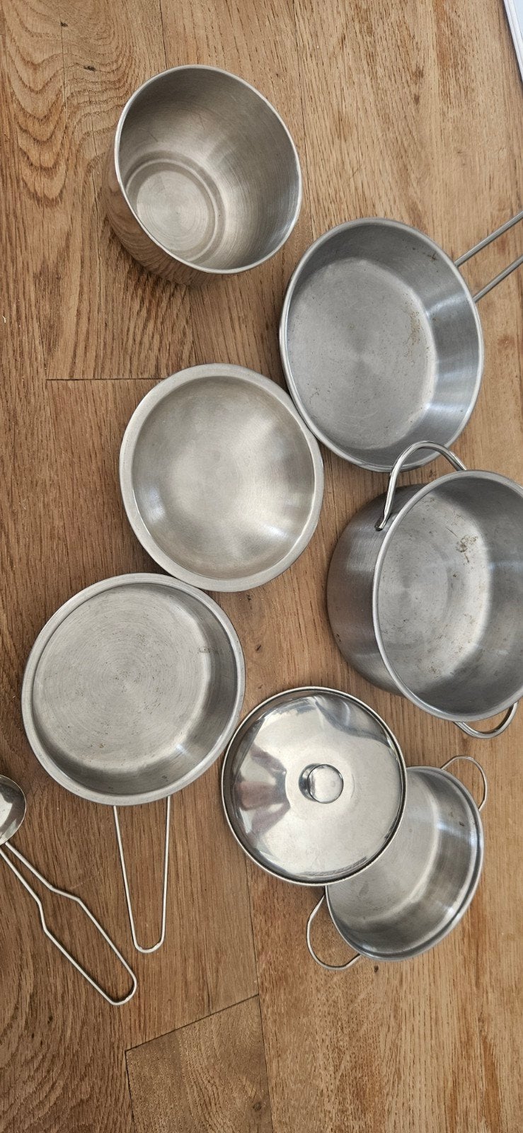 Keuken ijzer pannenset hema, Kinderen en Baby's, Speelgoed | Speelkeukens, Ophalen of Verzenden, Gebruikt, Speelkeuken-accessoire