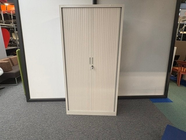 Grijze afsluitbare roldeurkast 198x100, Huis en Inrichting, Ophalen, 25 tot 50 cm, Metaal, 100 tot 150 cm