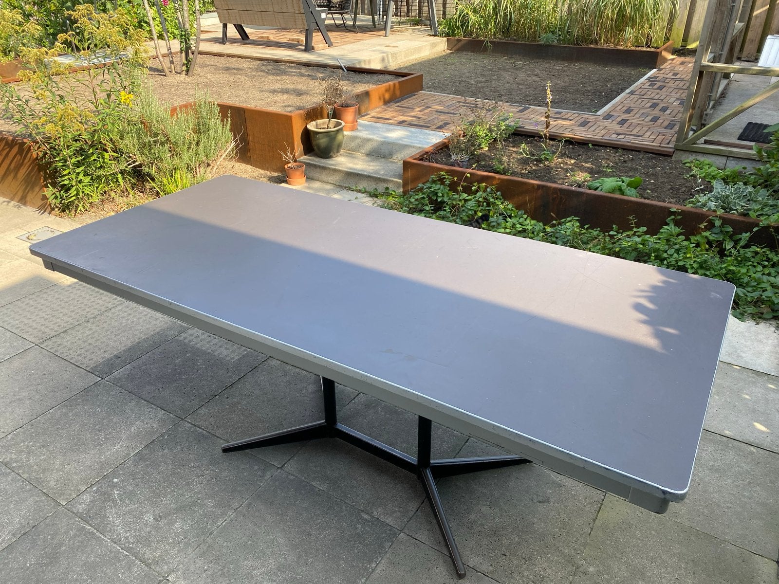 Vintage Eettafel/Bureau - Jaren '50 Design, Antiek en Kunst, Antiek | Meubels | Tafels, Ophalen