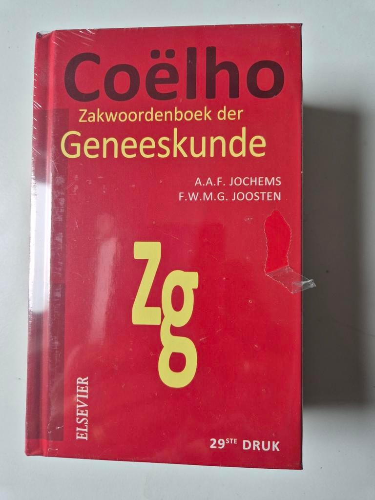 Coëlho Zakwoordenboek der Geneeskunde - 29e Druk, Nieuw, Ophalen of Verzenden, A.A.F. Jochems, F.W.M.G. Joosten, Overige uitgevers