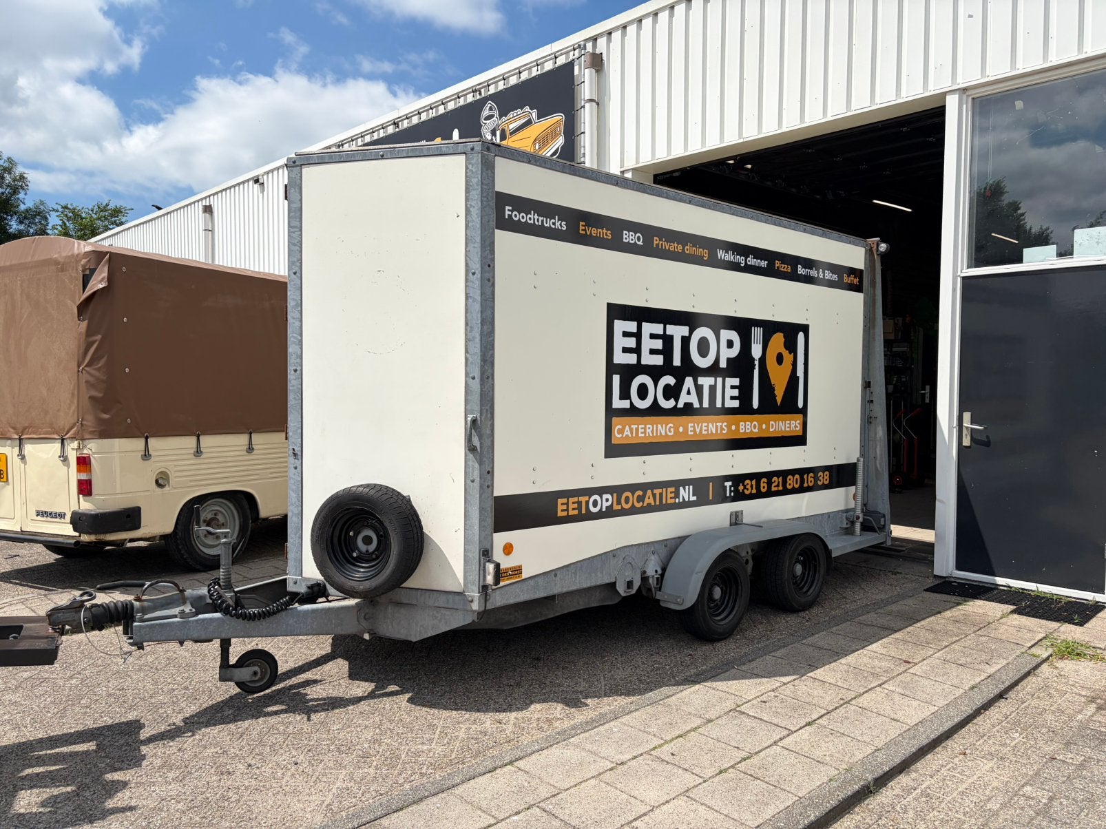 Ifor Williams Boxvan BV126 3500 KG gesloten trailer, Ophalen