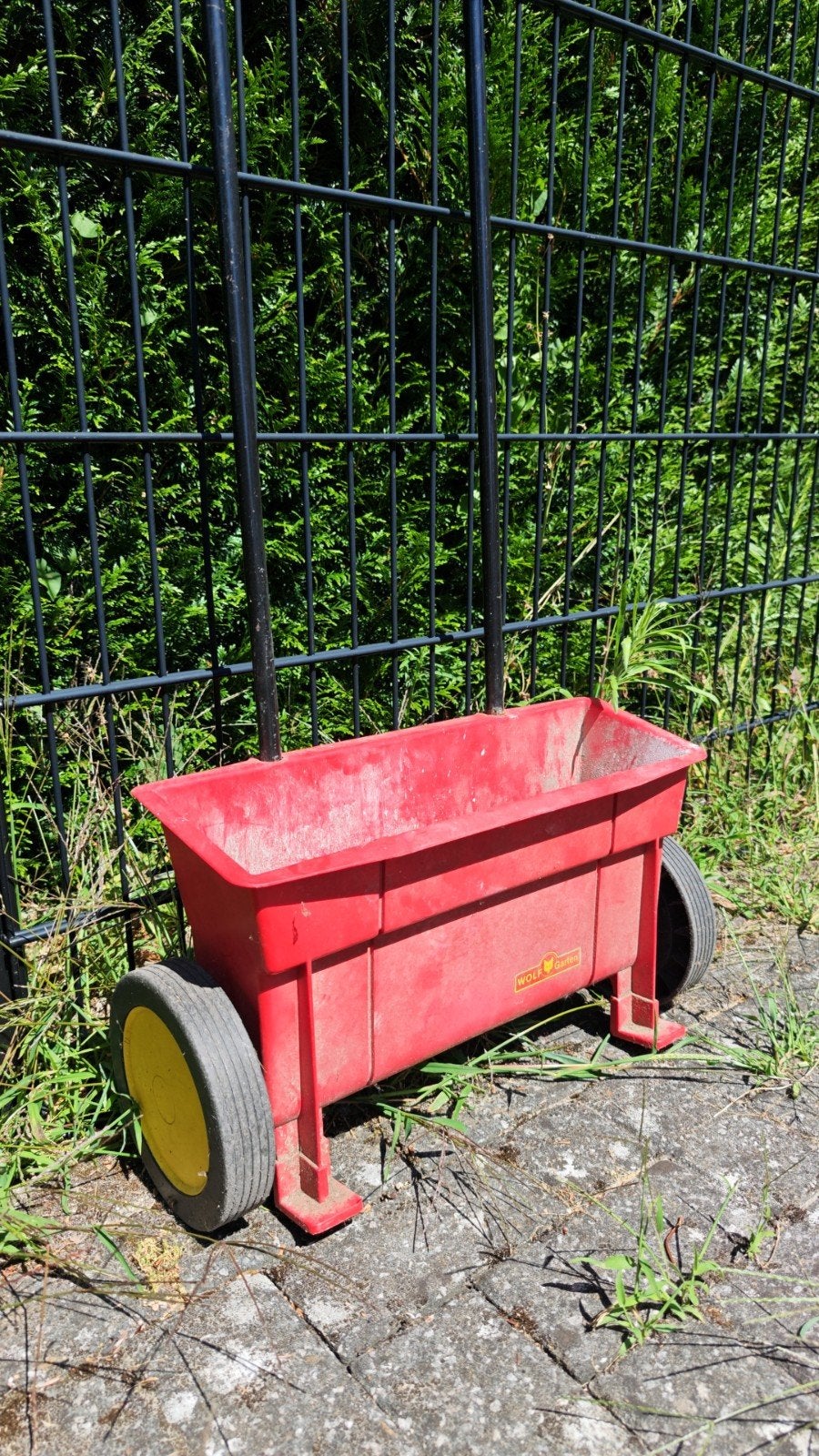 Wolf Garten handkar - tuinkar om te kalken/zaaien, Ophalen, Tweewielig, Handmatig, Wolf Garten