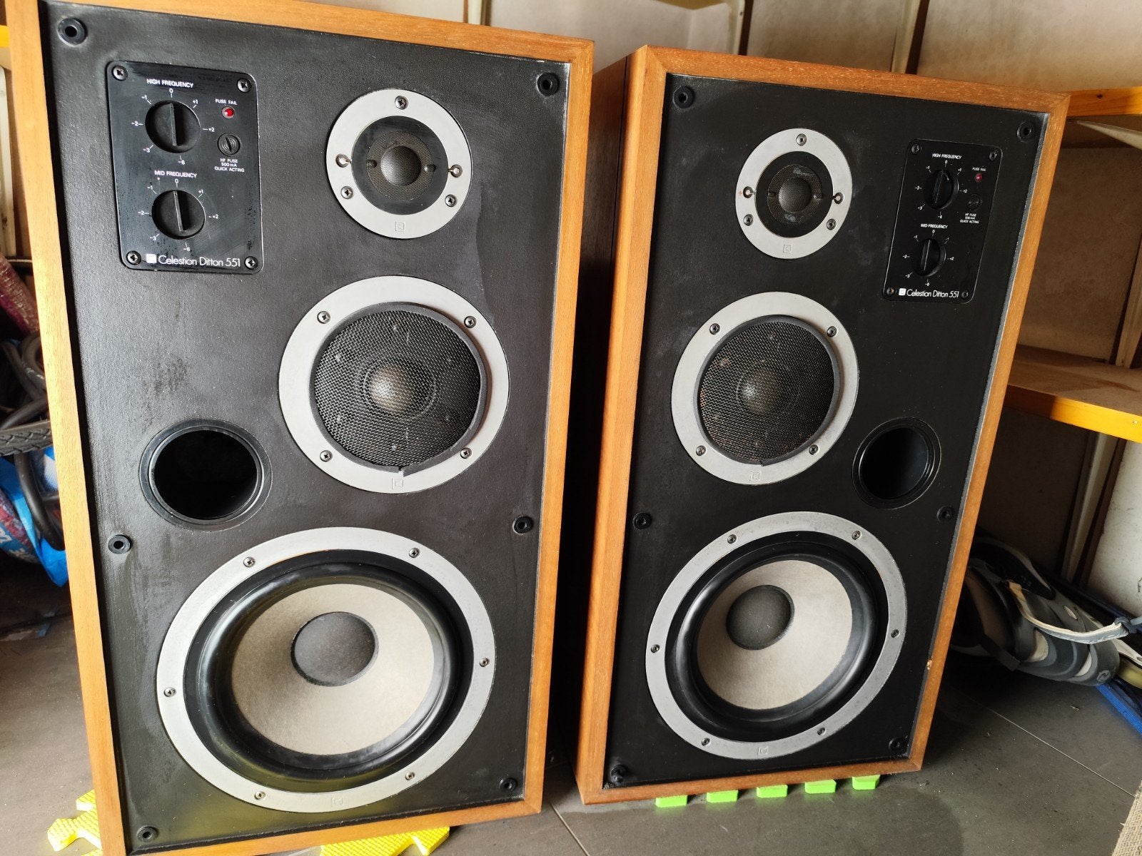 Celestion Ditton 551 - Vintage Hifi Speakers, Stereo speakers, Gebruikt, 60 tot 120 watt, Ophalen