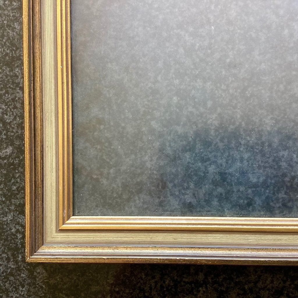 Schilderijlijst, goud, hout, strak, vintage, 30,5x40,0, Ophalen, Gebruikt, Schilderijlijst, Goud